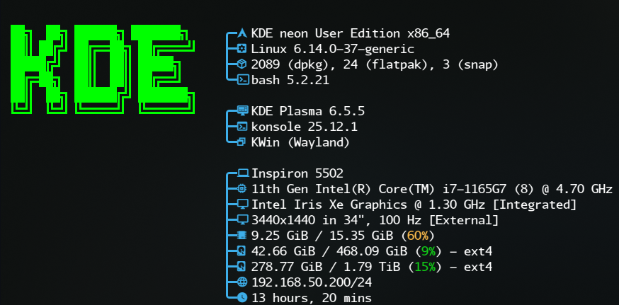 NeonShell – Neon theme